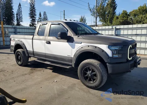 2015 Ford F150 Super Cab из США, поврежденный, VIN 1FTEX1EP7FKF08802